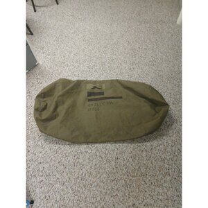 Vintage US Military  Canvas Duffle Duffel Bag Olive Green!!!